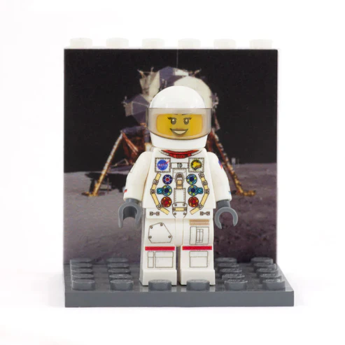 Personalised Apollo Astronaut - Custom Design Minifigure - Image 2