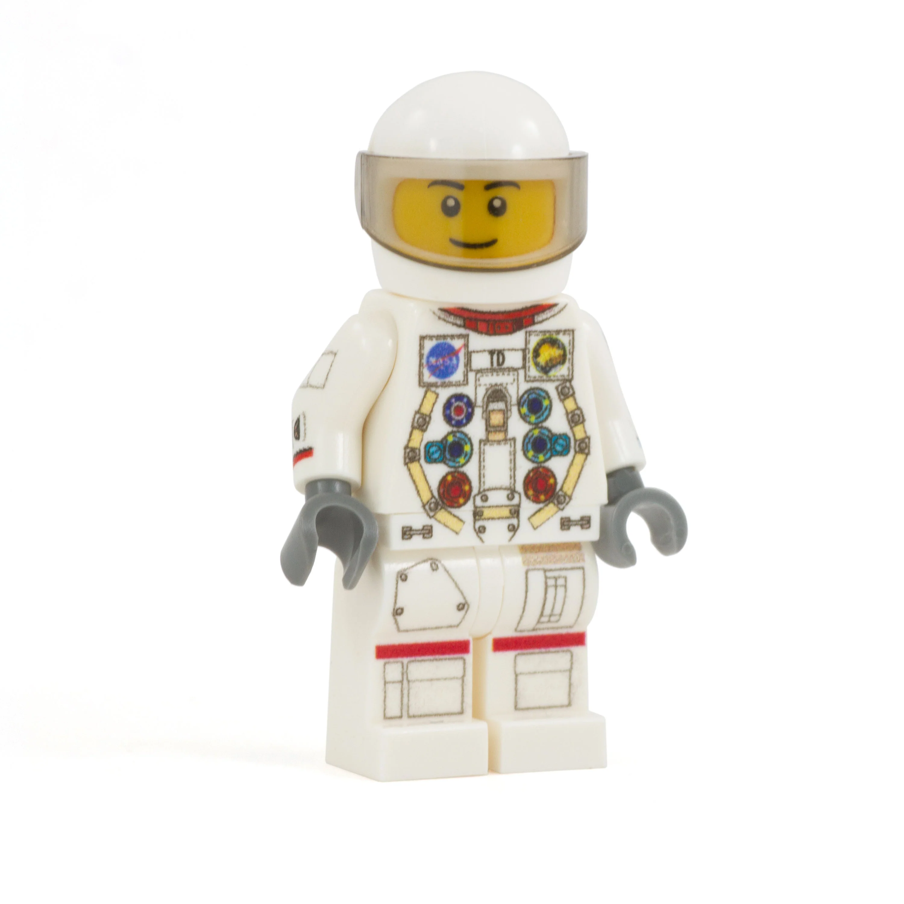 Personalised Apollo Astronaut - Custom Design Minifigure - Image 3