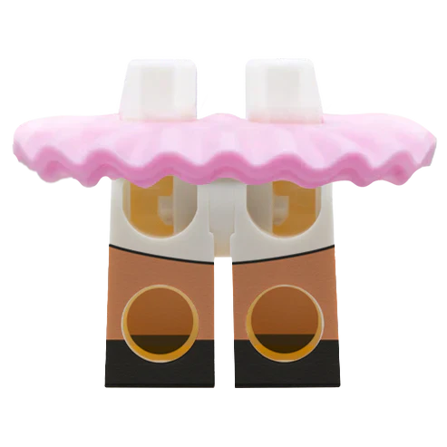 Pink Frilly Skirt With Shorts - Minifigure Skirt - Image 6
