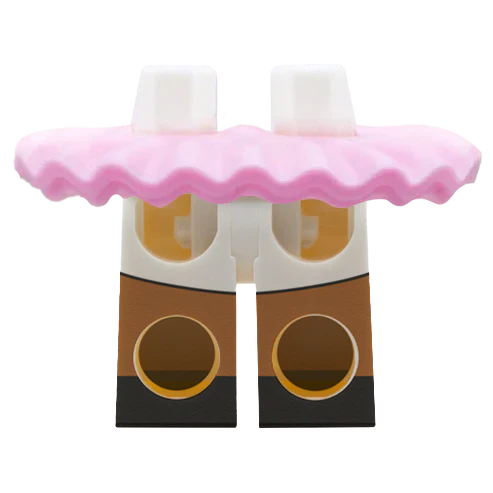 Pink Frilly Skirt With Shorts - Minifigure Skirt - Image 8