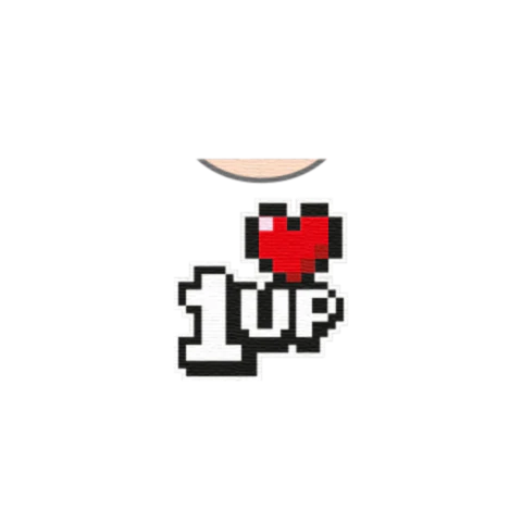 Pixel 1UP Graphic T-Shirt - Custom Design Minifigure Torso - Image 34