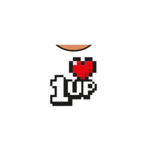 Pixel 1UP Graphic T-Shirt - Custom Design Minifigure Torso - Image 35