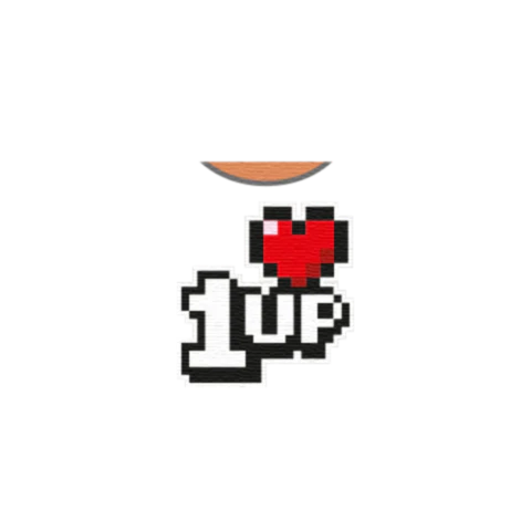 Pixel 1UP Graphic T-Shirt - Custom Design Minifigure Torso - Image 36