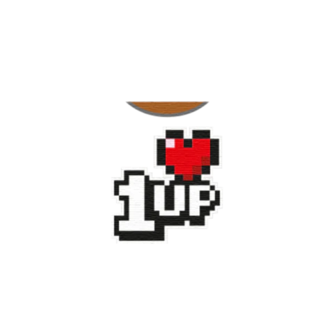 Pixel 1UP Graphic T-Shirt - Custom Design Minifigure Torso - Image 38