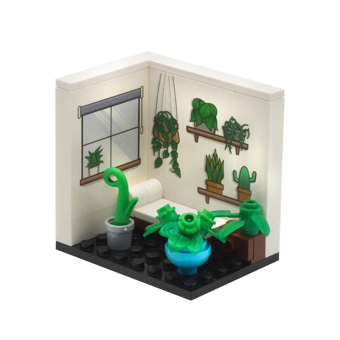 Plant Bedroom - Custom Minibuild Display