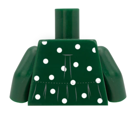 Polka Dot Blouse - Custom Design Minifigure Torso - Image 49