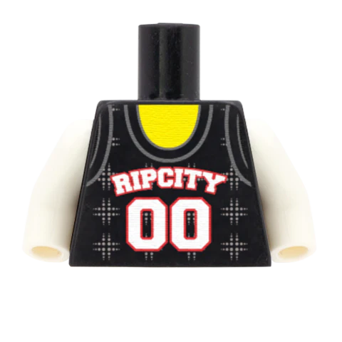 Portland Trail Blazers (West Conference) - Custom Design Minifigure Torso