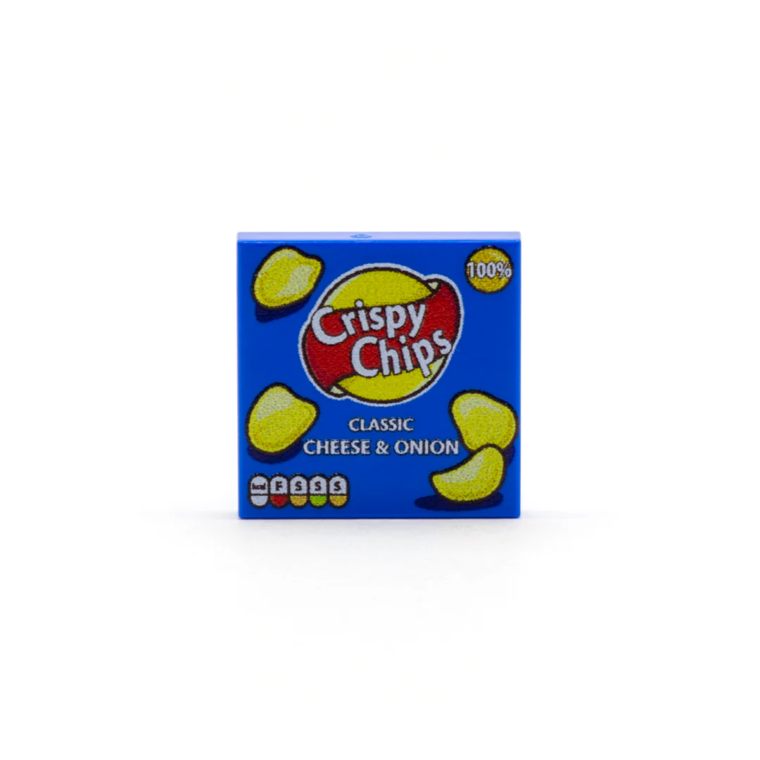Pretend "Crispy Chips" (Various Flavours) - Custom Design Tile (Plastic Toy) - Image 3