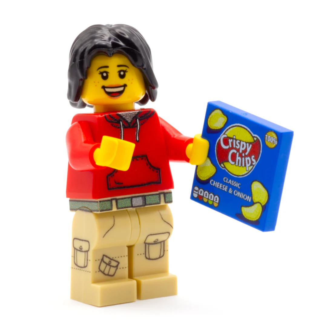 Pretend "Crispy Chips" (Various Flavours) - Custom Design Tile (Plastic Toy) - Image 4