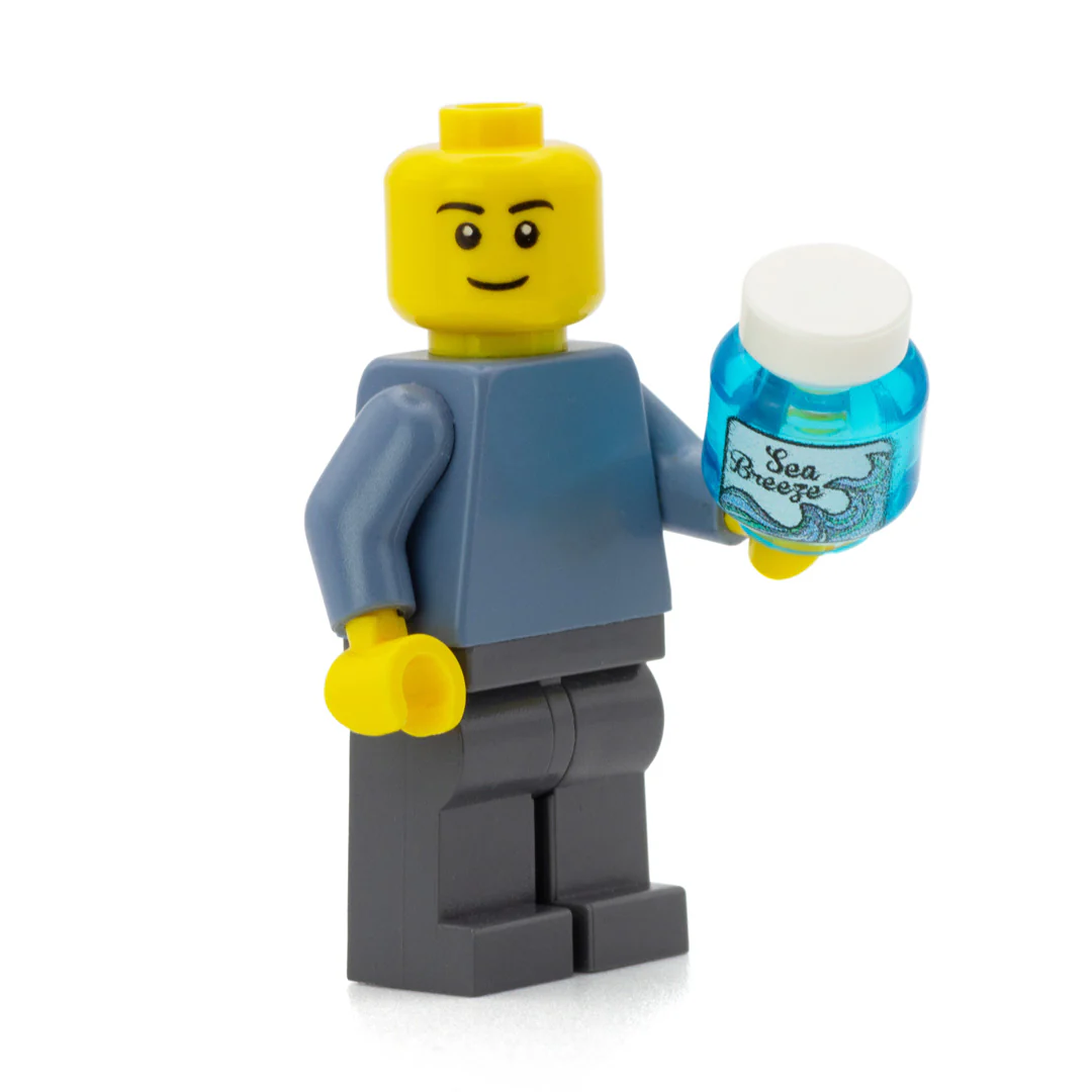 Pretend "Scented Candle" (Various Colours and Scents) - Custom Design Brick and 1 x 1 Round Tile (Plastic Toy) - Image 6