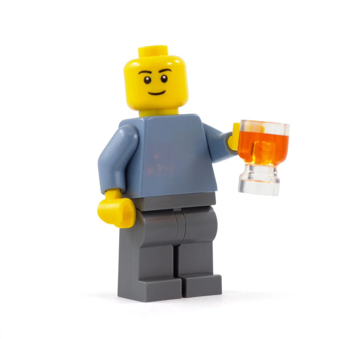 Pretend "Tankard of Beer" - Custom Design Minifigure Accessory (Plastic Toy) - Image 2