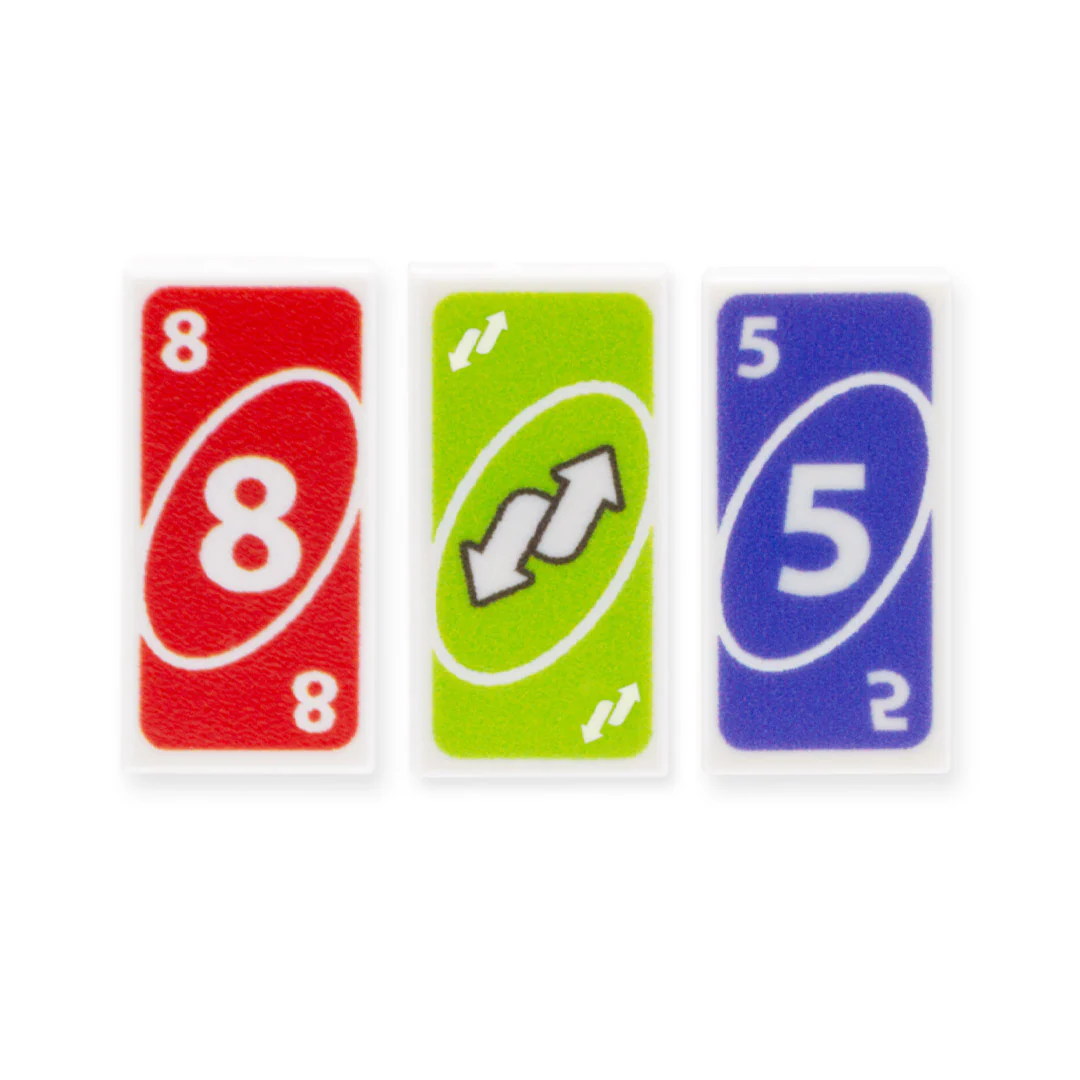 Pretend UNO Playing Card Set - Custom Design Tiles