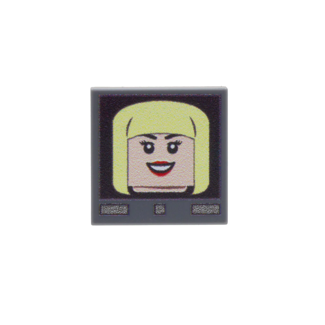 Red Dwarf's Holly/Hilly - Custom LEGO Tile - Image 3