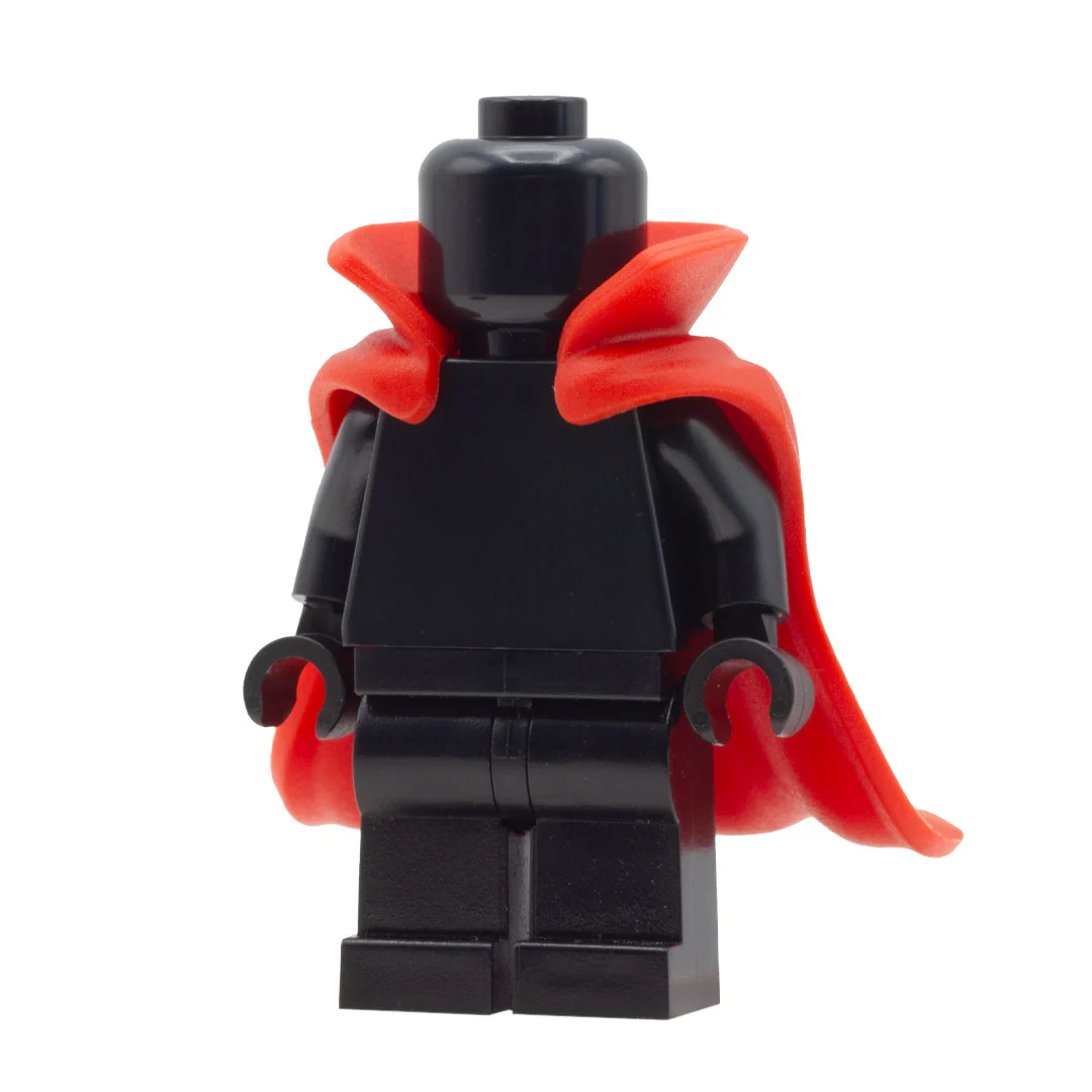 Red Wizard Cape - Minifigure Accessory - Image 3
