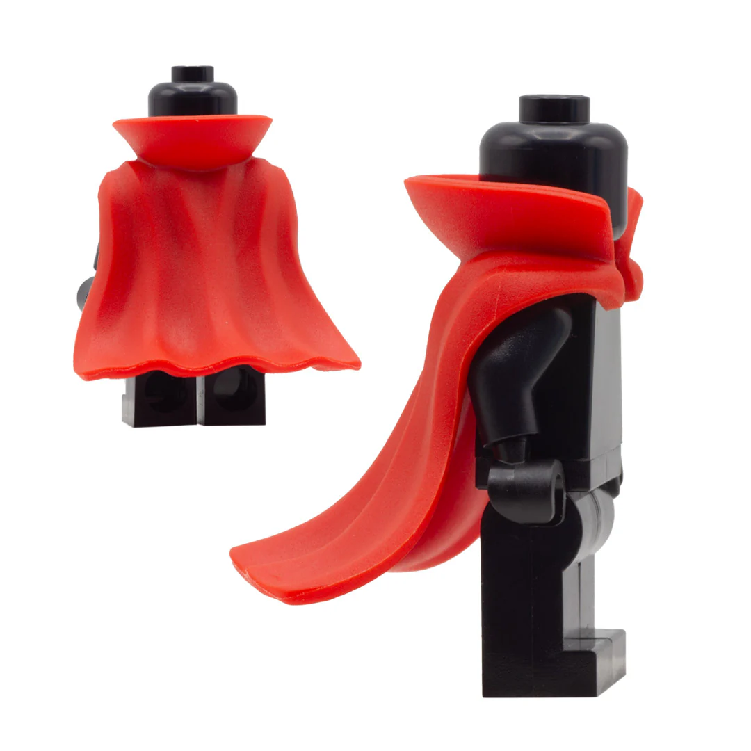 Red Wizard Cape - Minifigure Accessory - Image 4