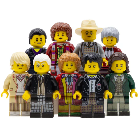 Regenerated Time Lords 1-9 - Custom Design Minifigure Set - Image 11