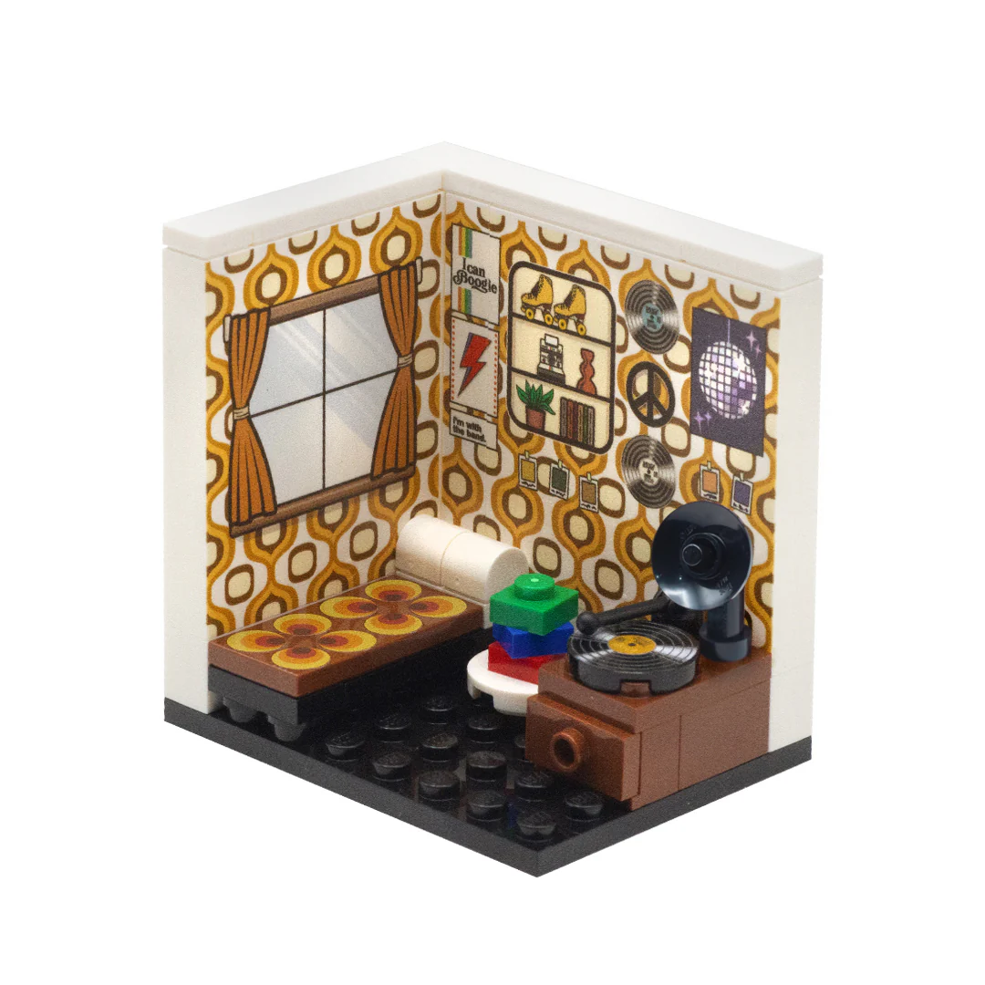 Retro Bedroom - Custom Minibuild Display