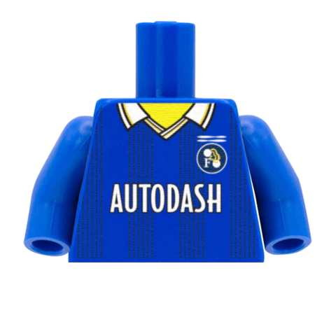 Retro Chelsea 1998/99 Home Shirt - Custom Design Minifigure Torso
