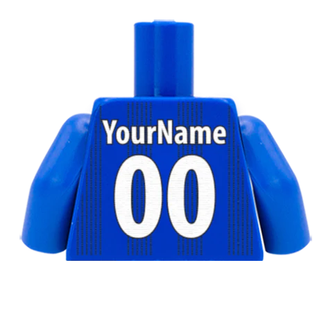 Retro Chelsea 1998/99 Home Shirt - Custom Design Minifigure Torso - Image 8