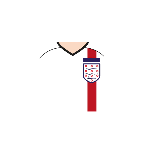 Retro England 2002 World Cup Shirt - Custom Design Minifigure Torso - Image 3
