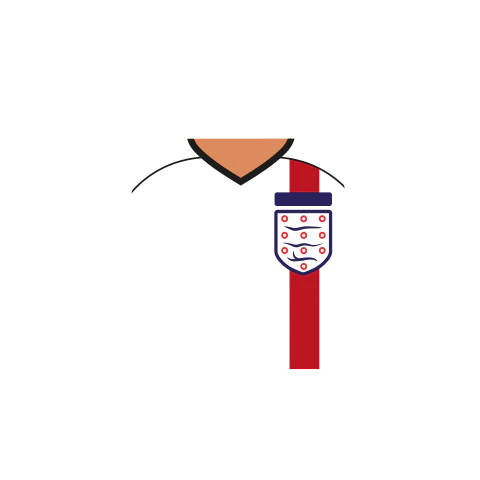 Retro England 2002 World Cup Shirt - Custom Design Minifigure Torso - Image 5