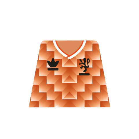 Retro Netherlands 1988 Euros Shirt - Custom Design Minifigure Torso - Image 5