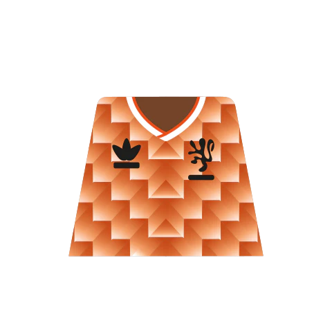 Retro Netherlands 1988 Euros Shirt - Custom Design Minifigure Torso - Image 6