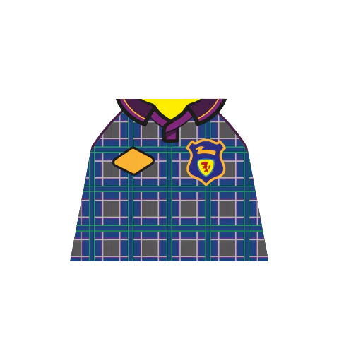 Retro Scotland 1994/96 Home Shirt - Custom Design Minifigure Torso - Image 2