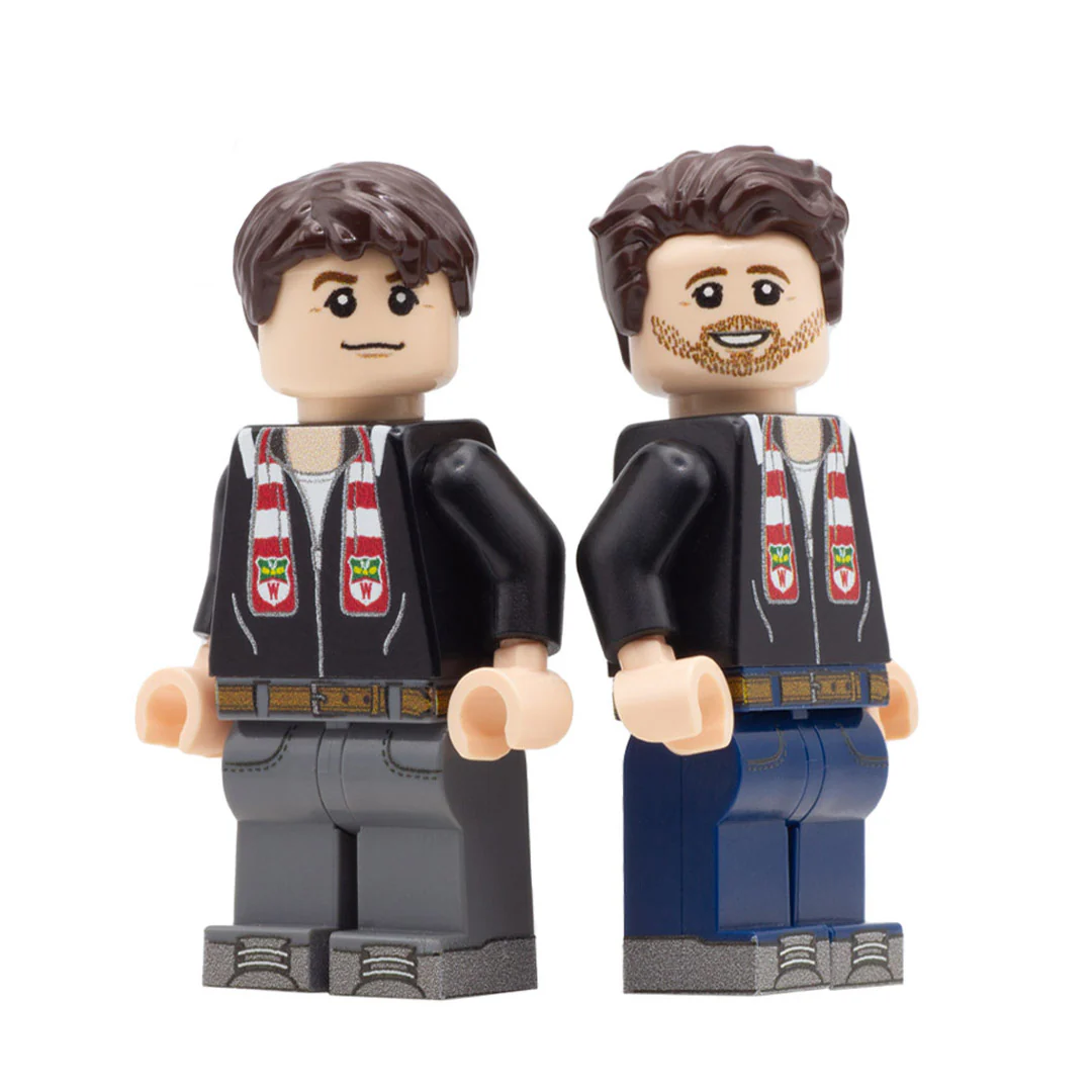 Ryan and Rob (Wrexham Owners) - Custom Design Minifigure