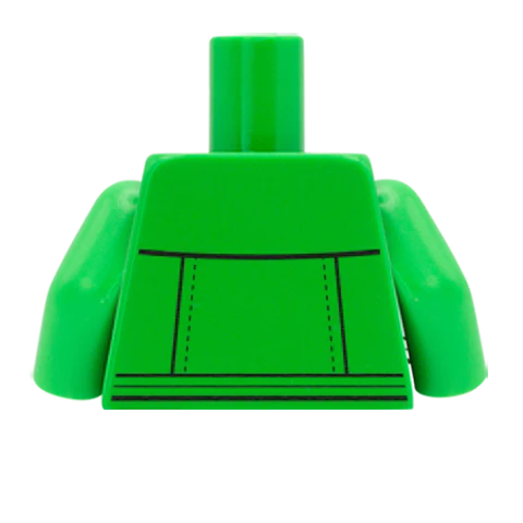 Roll Neck Jumper with Jacket - Custom Design Minifigure Torso - Image 38