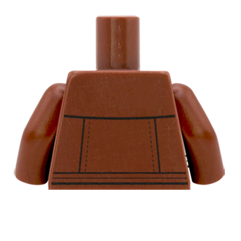 Roll Neck Jumper with Jacket - Custom Design Minifigure Torso - Image 39