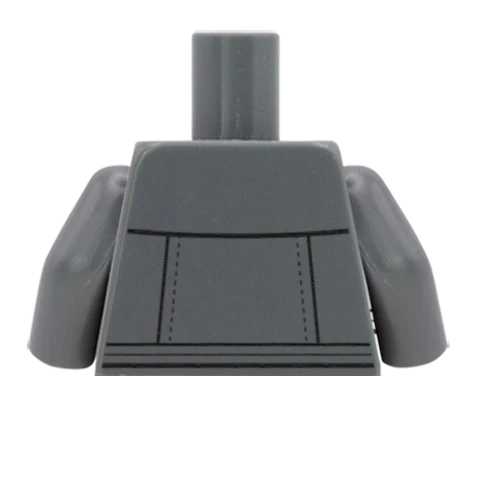 Roll Neck Jumper with Jacket - Custom Design Minifigure Torso - Image 42