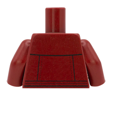 Roll Neck Jumper with Jacket - Custom Design Minifigure Torso - Image 44