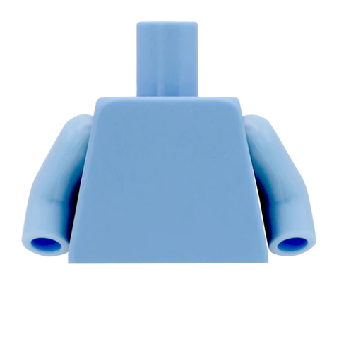 Roll Neck Jumper with Jacket - Custom Design Minifigure Torso - Image 5