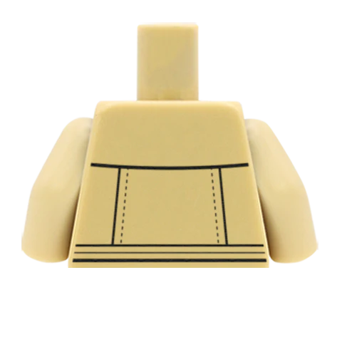 Roll Neck Jumper with Jacket - Custom Design Minifigure Torso - Image 50