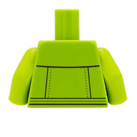 Roll Neck Jumper with Jacket - Custom Design Minifigure Torso - Image 51