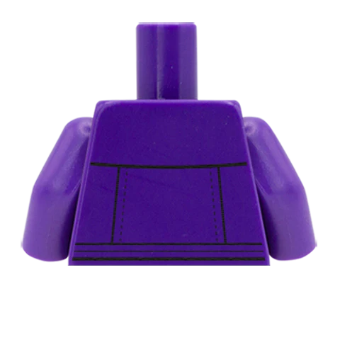 Roll Neck Jumper with Jacket - Custom Design Minifigure Torso - Image 56