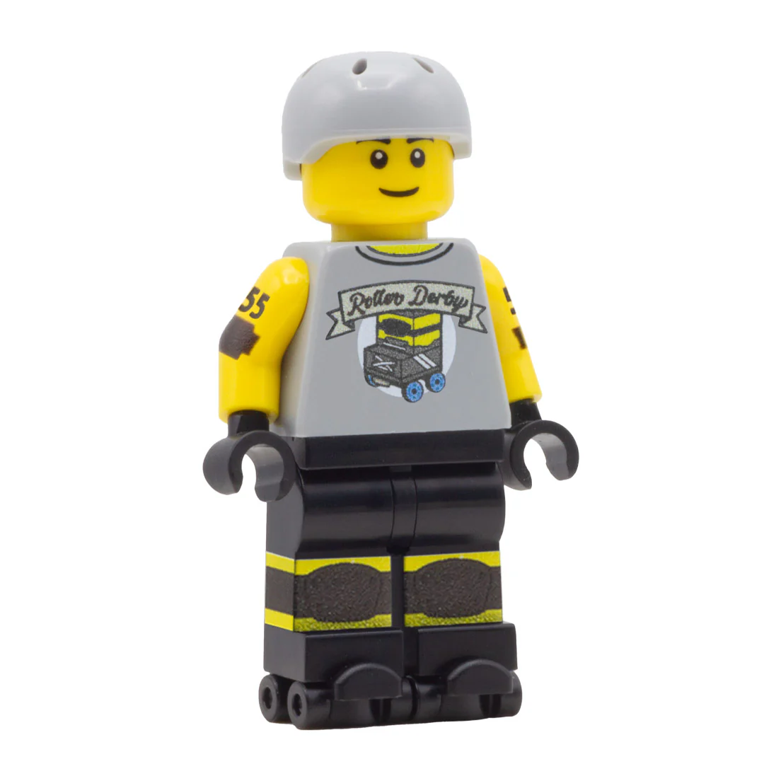 Personalised Roller Derby Player - Custom Design Minifigure - Image 11