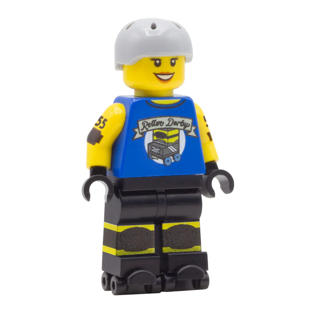 Personalised Roller Derby Player - Custom Design Minifigure - Image 22