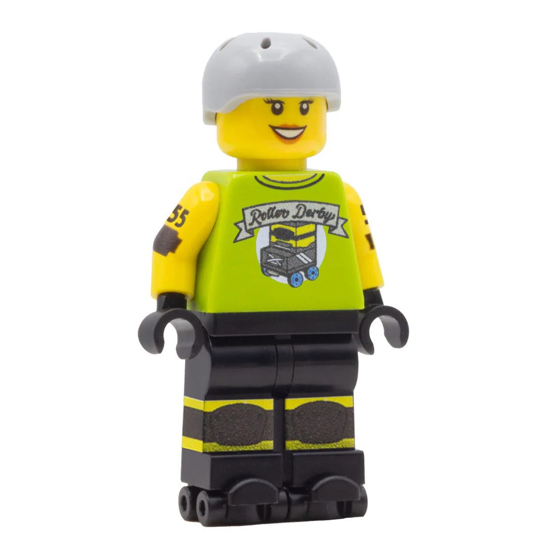 Personalised Roller Derby Player - Custom Design Minifigure - Image 29