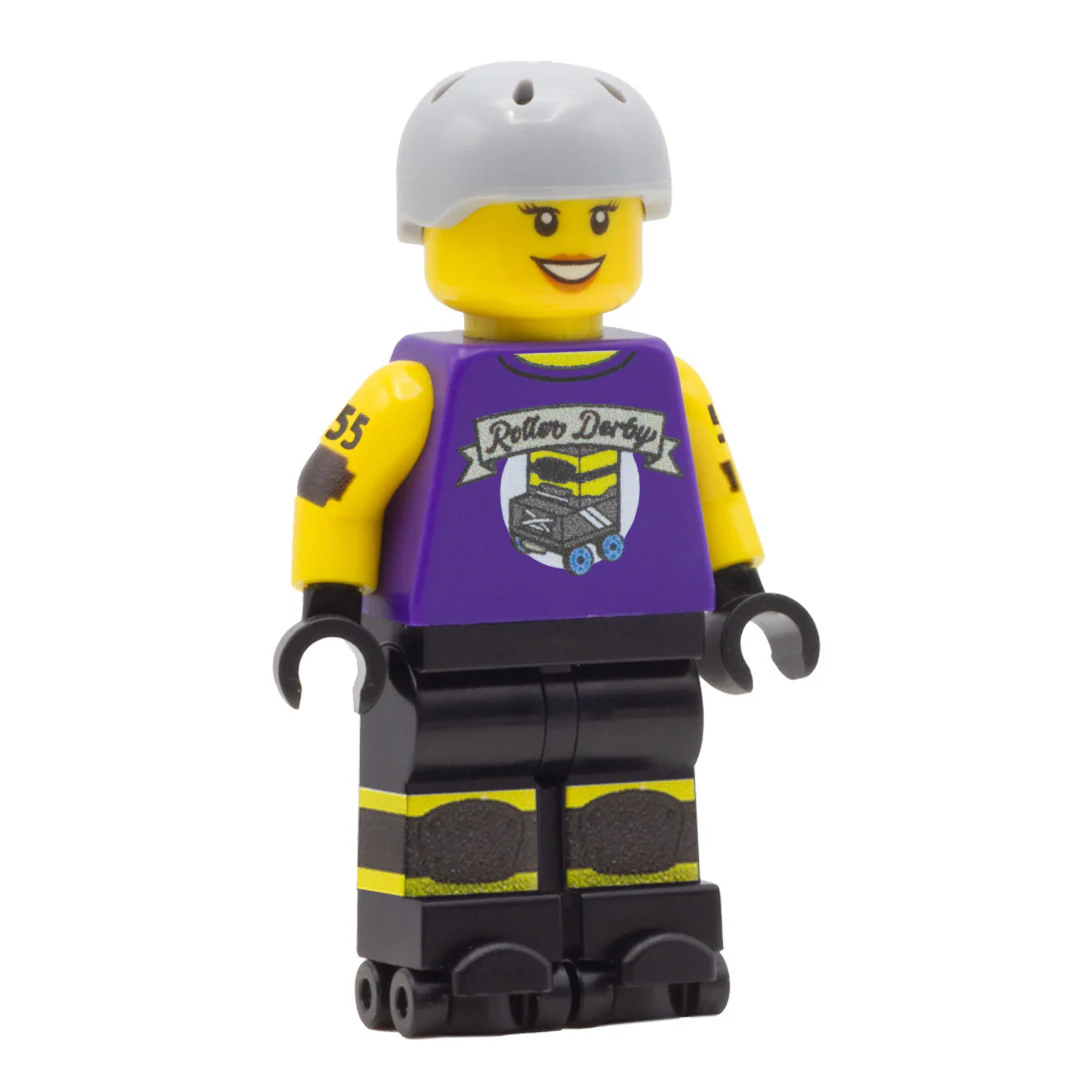 Personalised Roller Derby Player - Custom Design Minifigure - Image 33