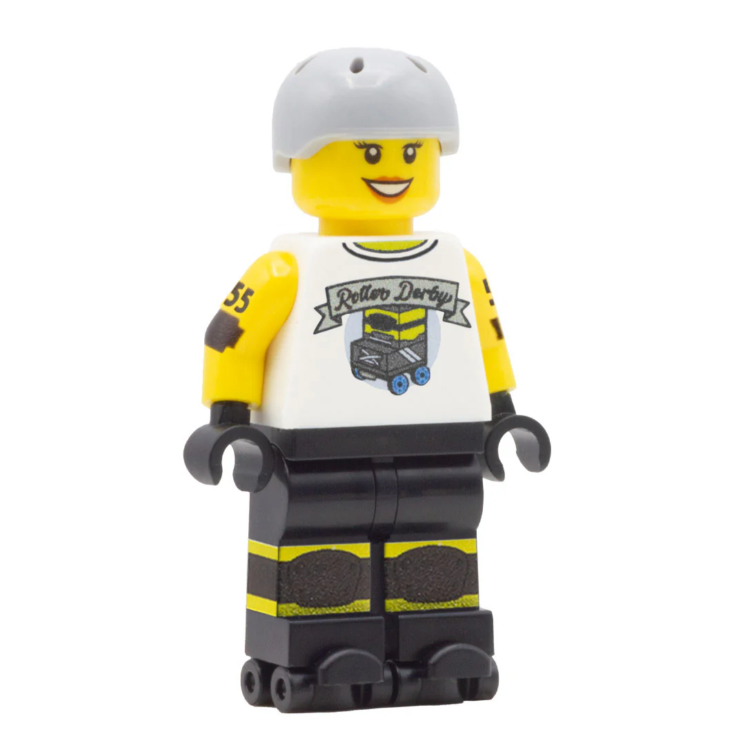 Personalised Roller Derby Player - Custom Design Minifigure - Image 36