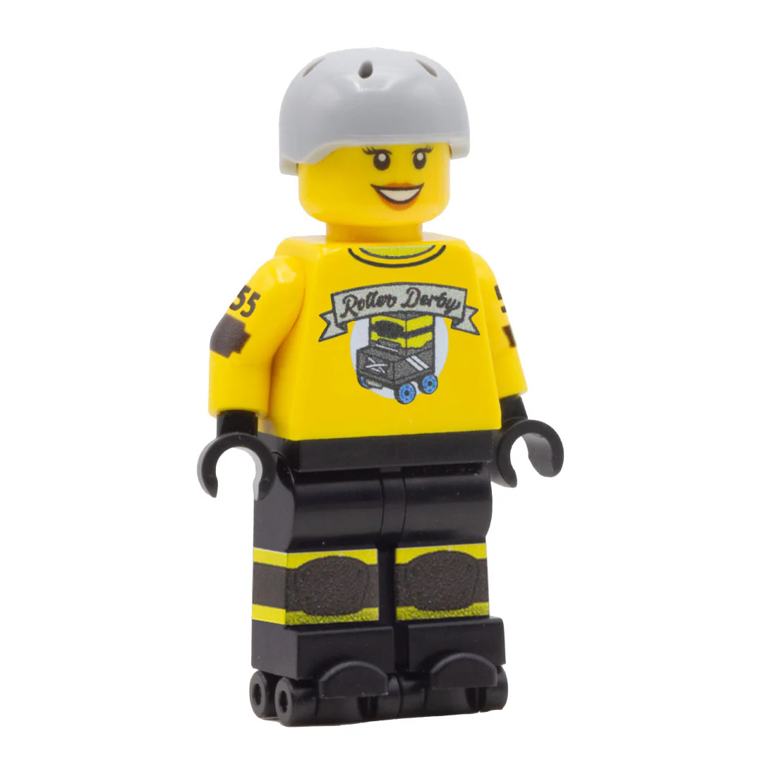 Personalised Roller Derby Player - Custom Design Minifigure - Image 37