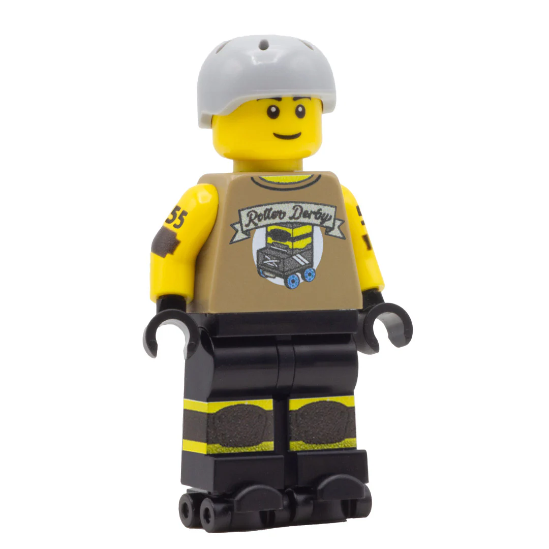 Personalised Roller Derby Player - Custom Design Minifigure - Image 9
