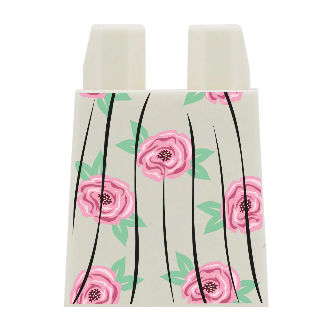 Rose Maxi Dress Skirt - CUSTOM DESIGN LEGO BRICK SKIRT