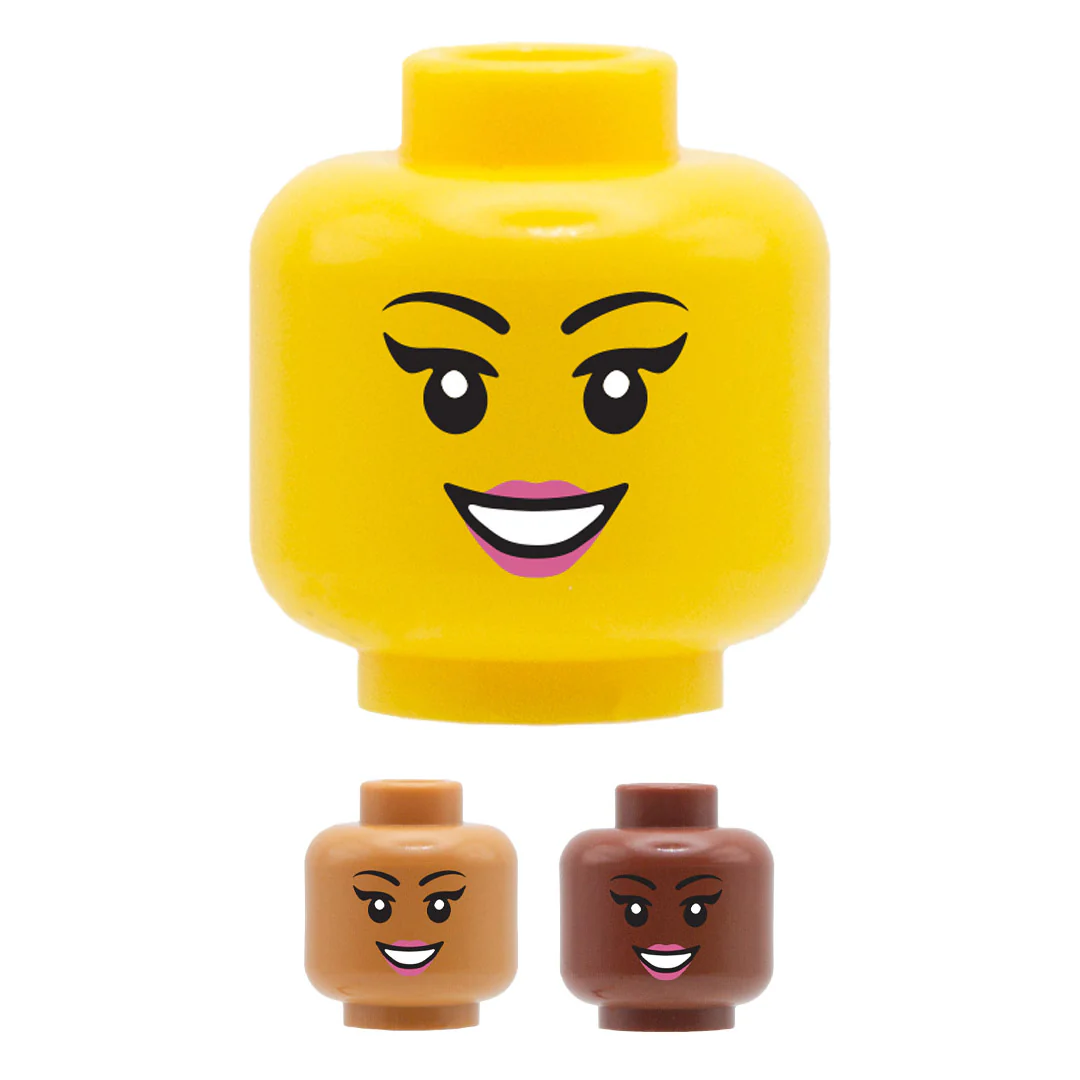 Happy Smile / Whoops - LEGO Minifigure Head