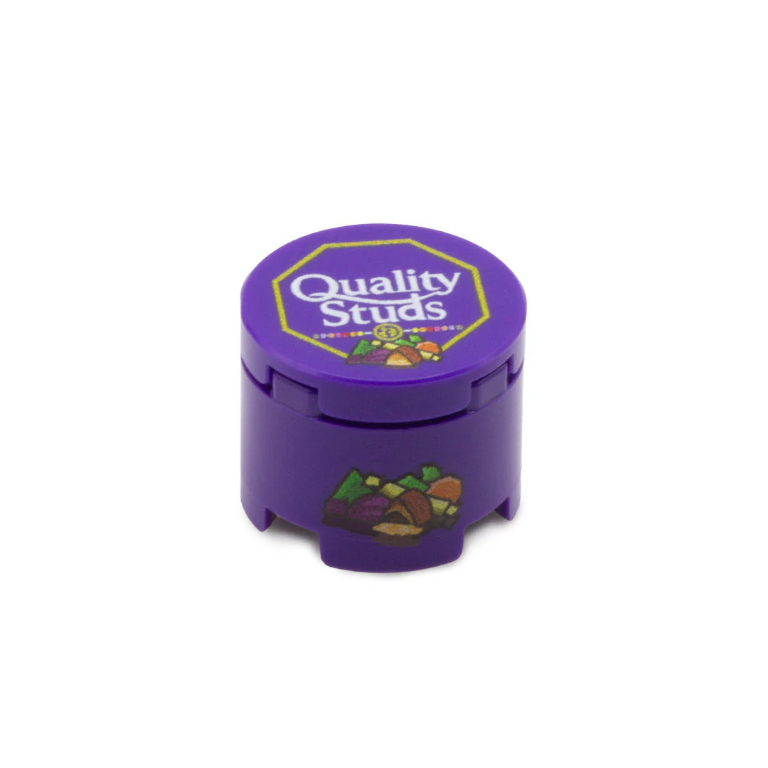 Festive Chocolate Tubs - Custom Design Minifigure Accessory (Plastic Toy) - Image 4