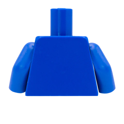 Sharp Buttoned Up Suit No Tie - Custom Design Minifigure Torso - Image 43