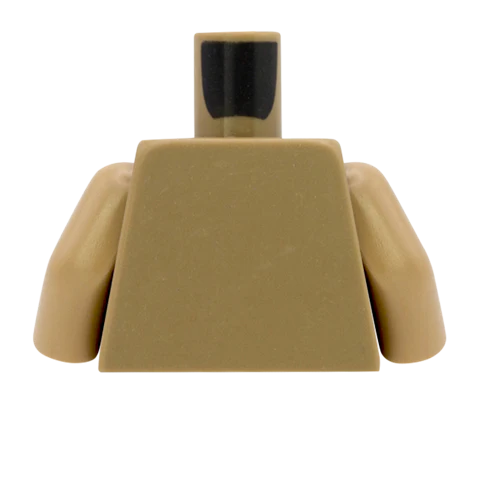 Sharp Buttoned Up Suit With Blue Tie - Custom Design Minifigure Torso - Image 45