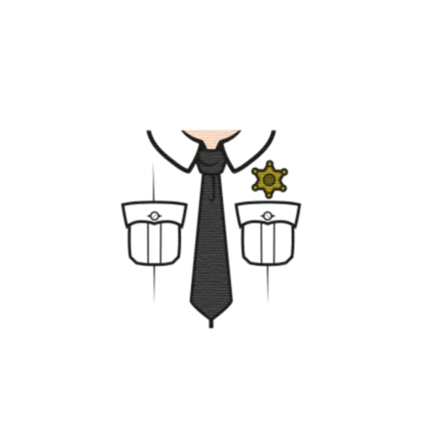 Sheriff's Uniform - Custom Design Minifigure Torso - Image 33